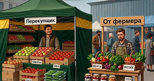 ЛДПР призвала дать местным фермерам преимущество при распределении торговых мест 